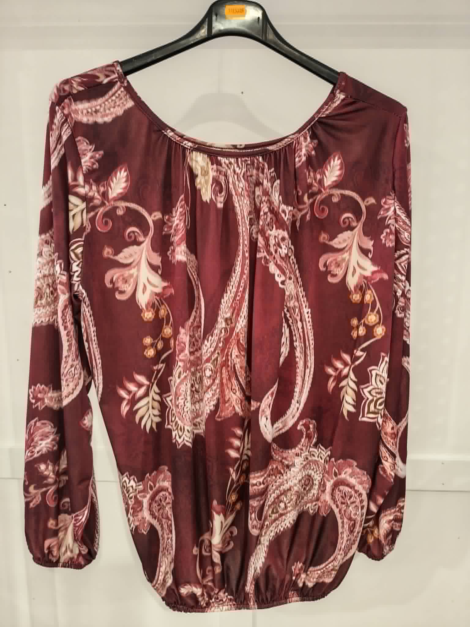 ARLA — Paisley Print Blouse — alternate view